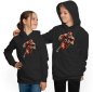 Preview: Hooded Sweatshirt Hoodie Kids - American Football Player in Oil Paint Look i506